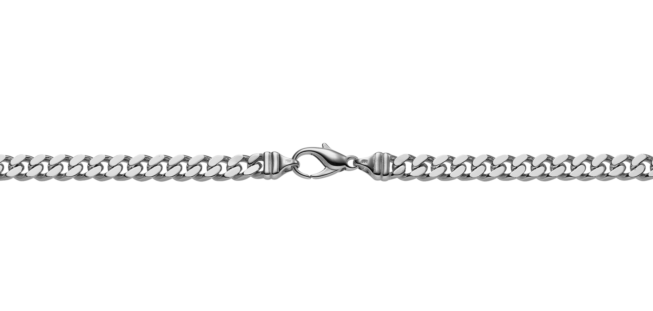 Brogle Classic Panzerarmband 4-seitig diamantiert 6mm Brogle Classic Panzerarmband 4-seitig diamantiert 6mm