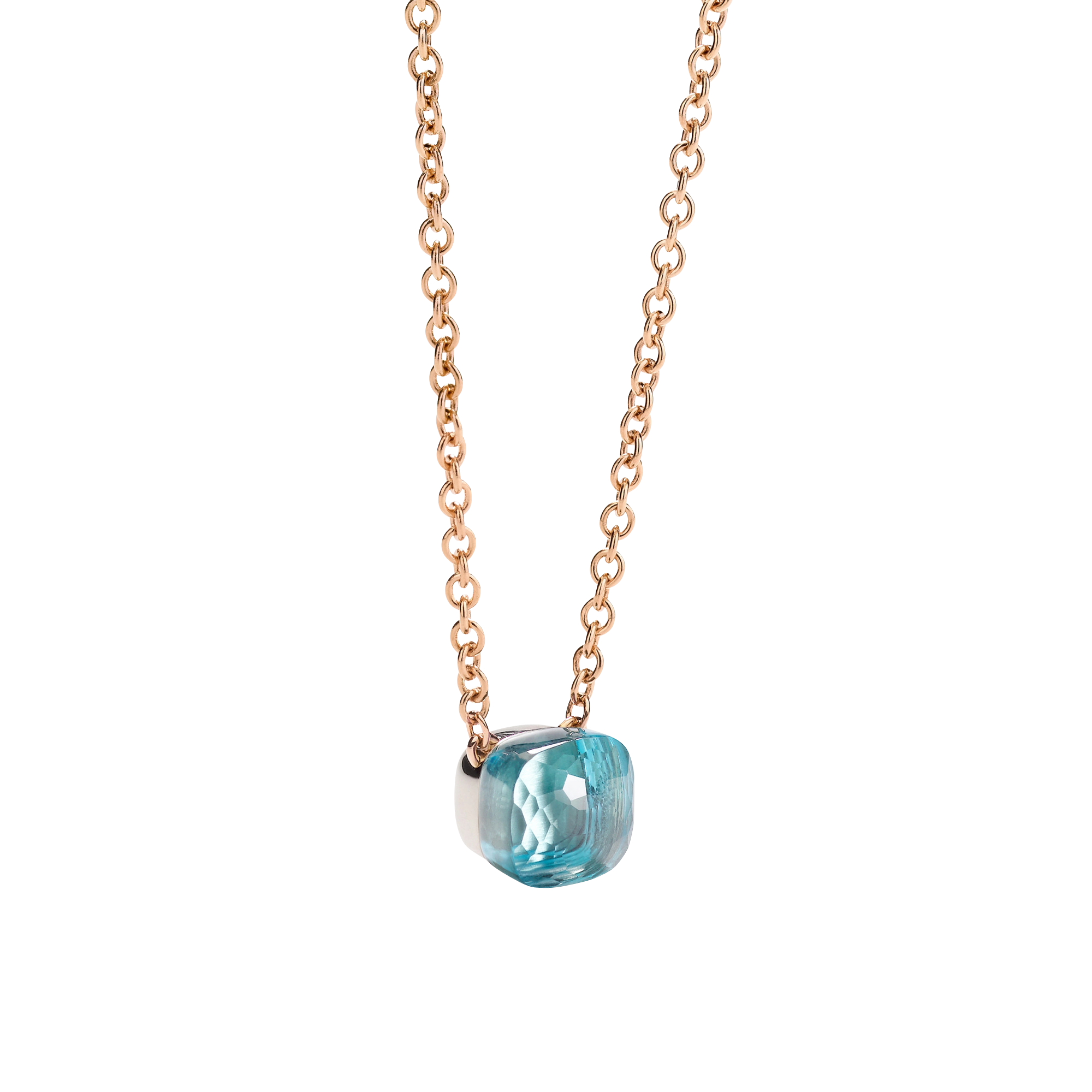 Pomellato Nudo Blue Topaz Necklace with Pendant Pomellato Nudo Blue Topaz Necklace with Pendant
