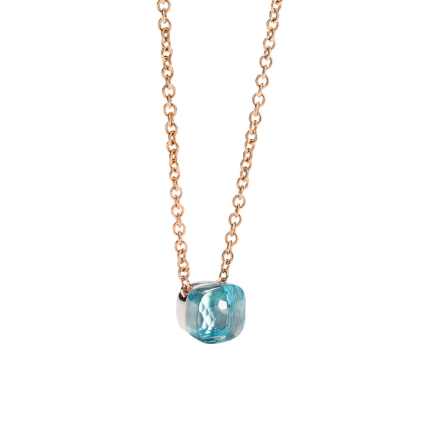 Pomellato Nudo Blue Topaz Necklace with Pendant Pomellato Nudo Blue Topaz Necklace with Pendant