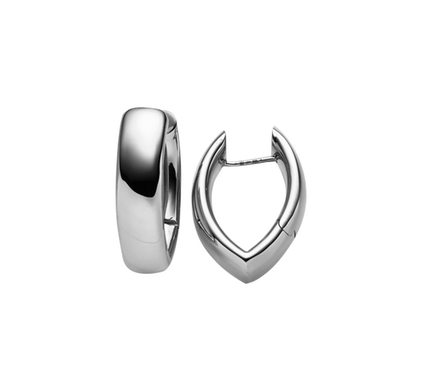 Brogle Classic gold hoop earrings
