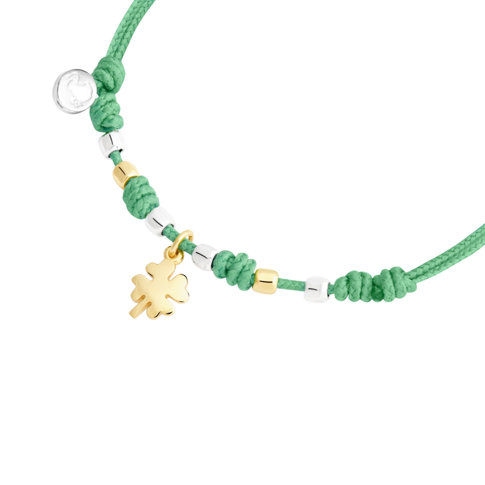 Dodo shamrock cord bracelet