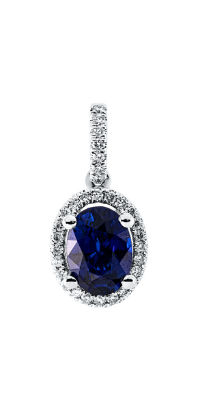 Brogle Classic sapphire pendant Brogle Classic sapphire pendant