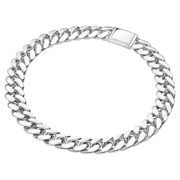 Emil Kraus Cuban Link Panzerkette oval diamantiert, 18mm Emil Kraus Cuban Link Panzerkette oval diamantiert, 18mm
