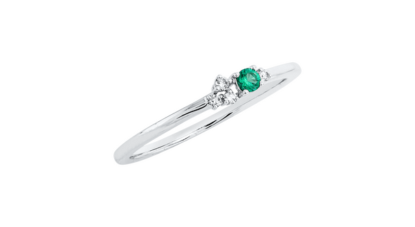 Brogle Classic emerald ring