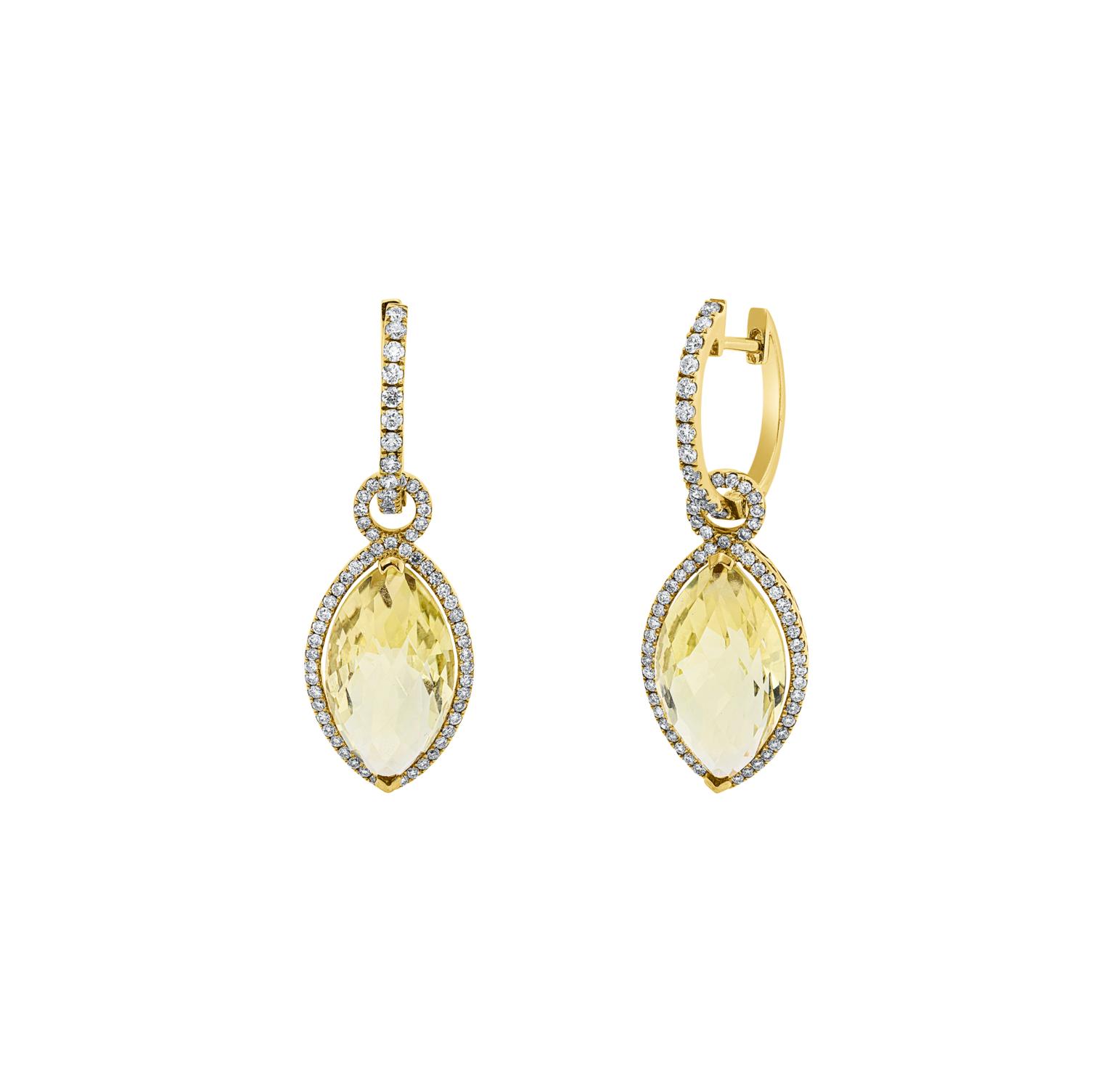 Brogle Classic lemon quartz earrings Brogle Classic lemon quartz earrings