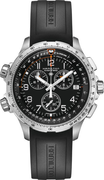 Hamilton Khaki X-Wind GMT Quartz Chrono 46mm