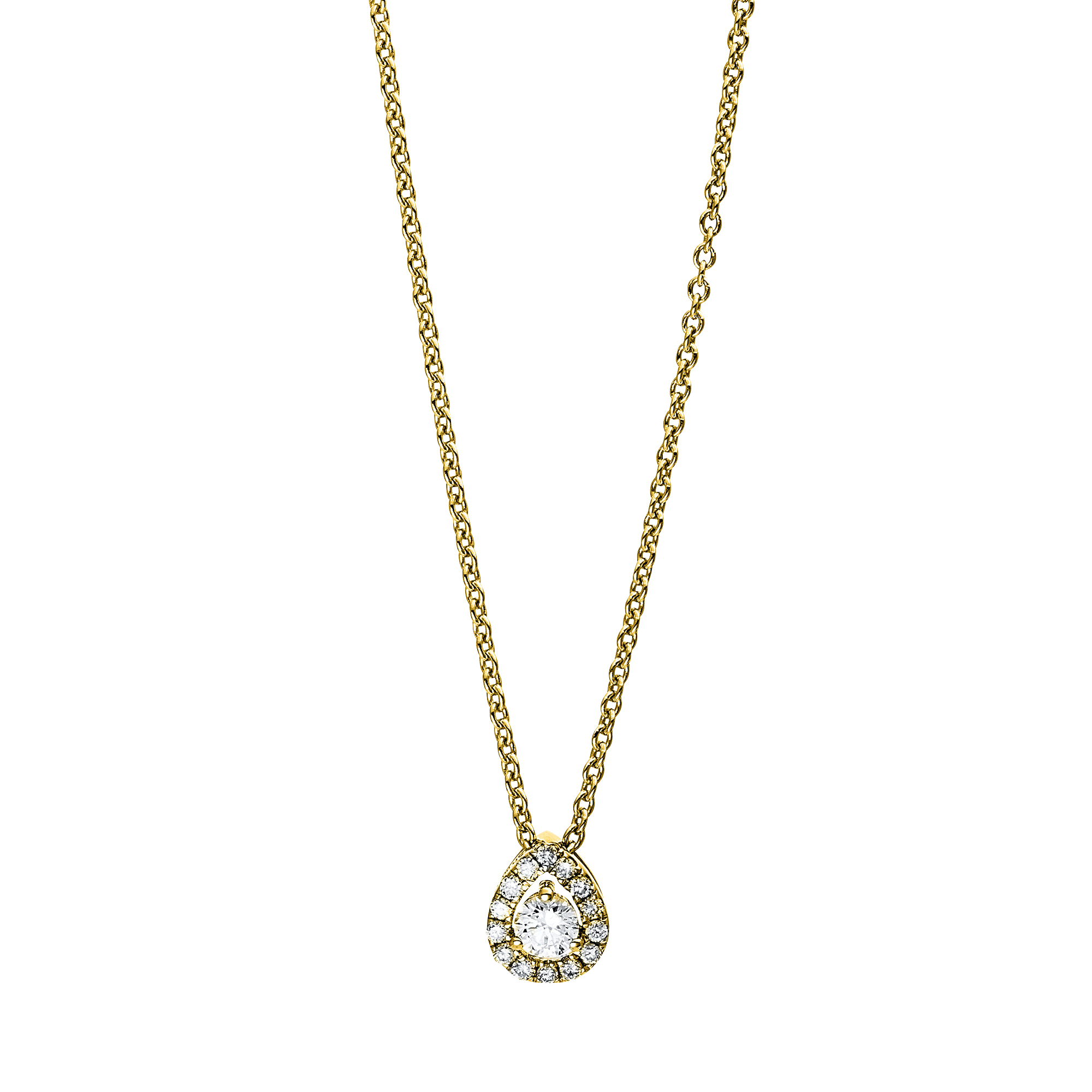 Brogle Classic necklace with diamond pendant Brogle Classic necklace with diamond pendant