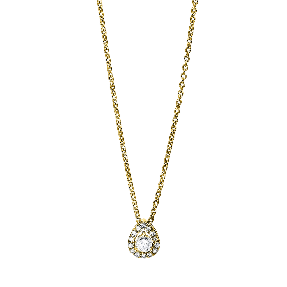 Brogle Classic necklace with diamond pendant Brogle Classic necklace with diamond pendant