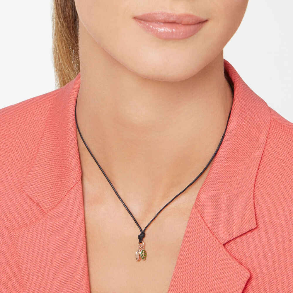 176235 DMB8044 LEAFS 0009R 100 Dodo leaf charm 9k rose gold m64b028cf8999e891