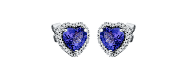 Brogle Classic tanzanite ear studs