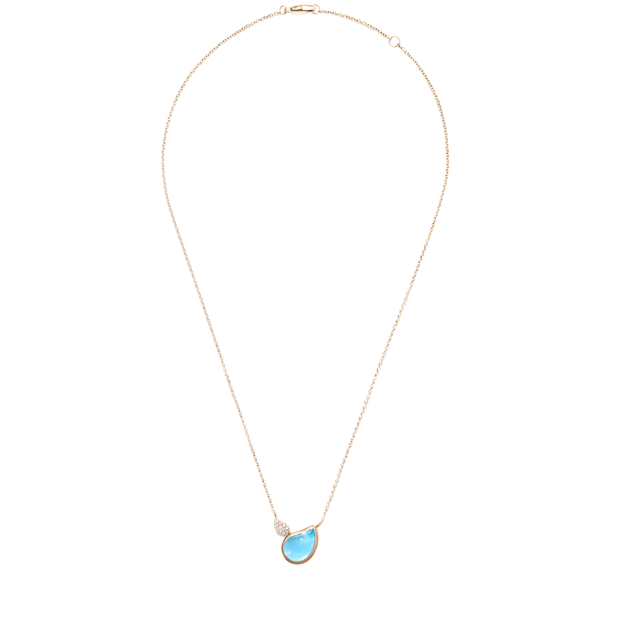 Tamara Comolli Signature Two Drops Swiss-Topas Halskette mit Anhänger Tamara Comolli Signature Two Drops Swiss-Topas Halskette mit Anhänger