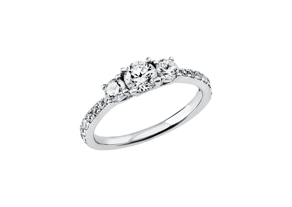 Brogle Solitaire Ring Trio Brogle Solitaire Ring Trio