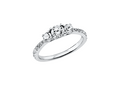 Brogle Solitaire Ring Trio Brogle Solitaire Ring Trio