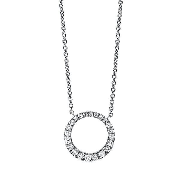 Brogle Classic Kette mit Diamantkreis
