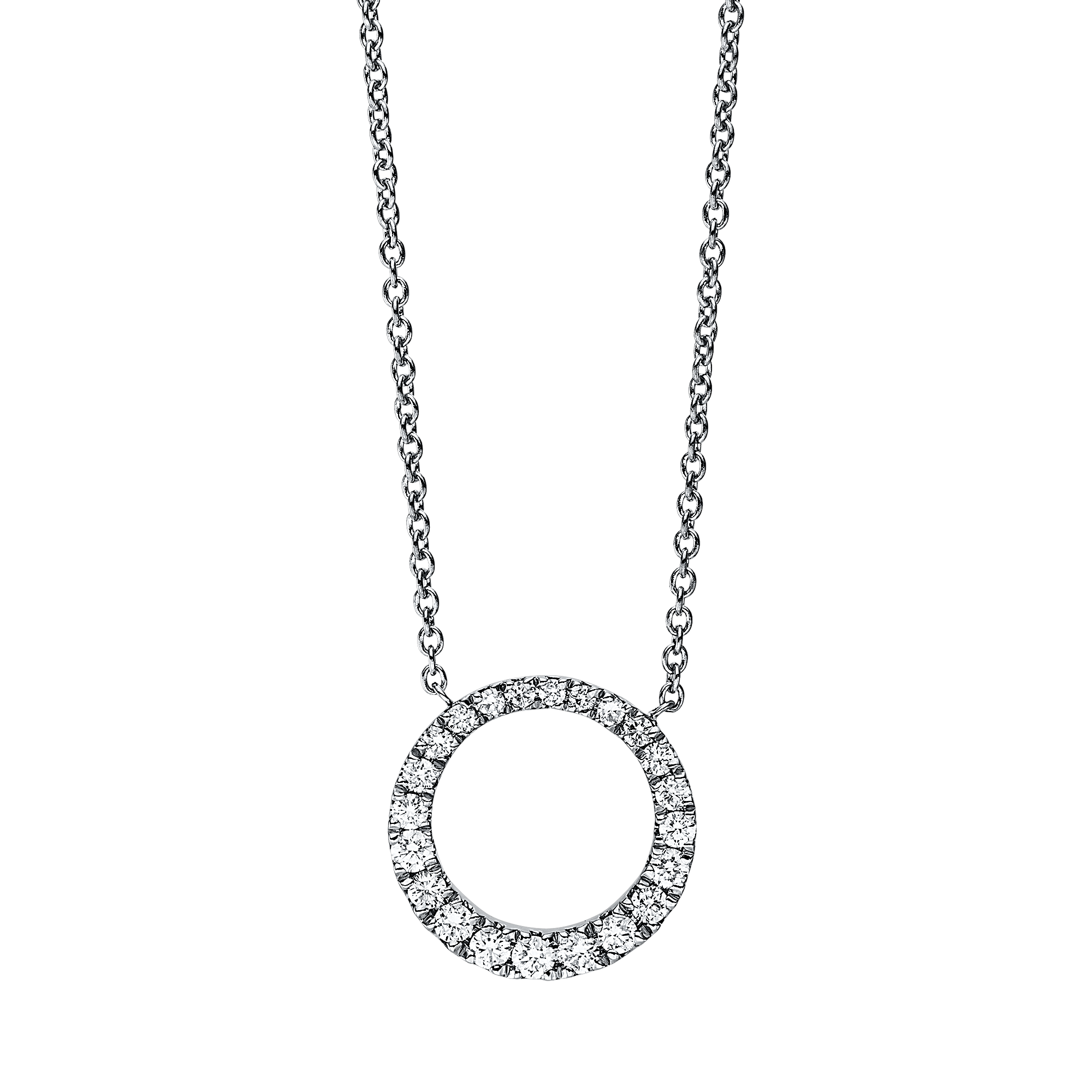 Brogle Classic Kette mit Diamantkreis Brogle Classic Kette mit Diamantkreis