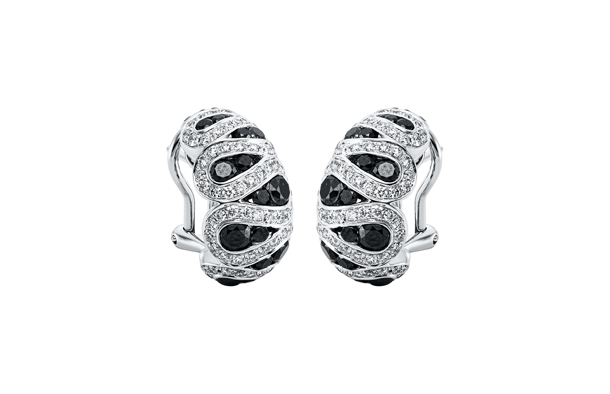 Brogle Selection diamond hoop earrings Brogle Selection diamond hoop earrings