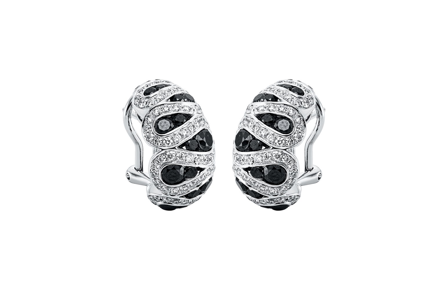 Brogle Selection diamond hoop earrings Brogle Selection diamond hoop earrings