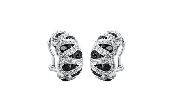 Brogle Selection diamond hoop earrings Brogle Selection diamond hoop earrings