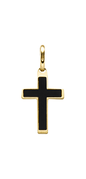 Brogle Classic Kreuzanhänger mit Onyx