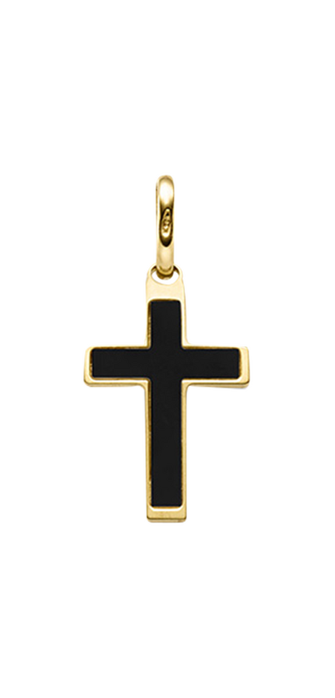 Brogle Classic Kreuzanhänger mit Onyx Brogle Classic Kreuzanhänger mit Onyx