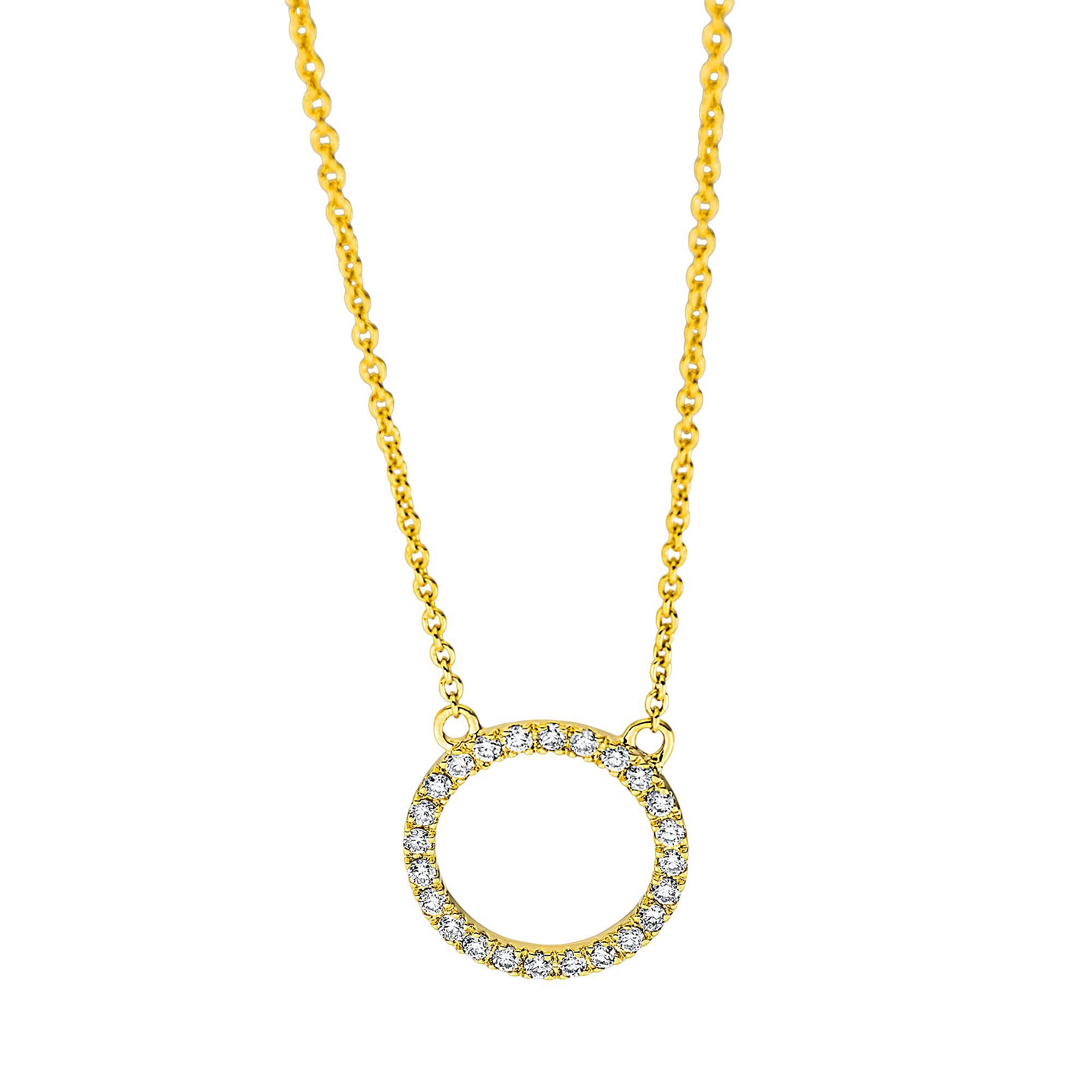Brogle Classic necklace with diamond pendant Brogle Classic necklace with diamond pendant