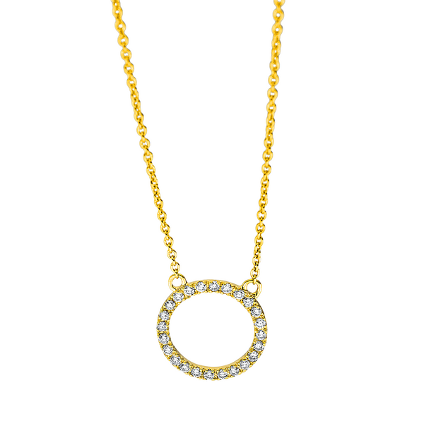 Brogle Classic necklace with diamond pendant Brogle Classic necklace with diamond pendant