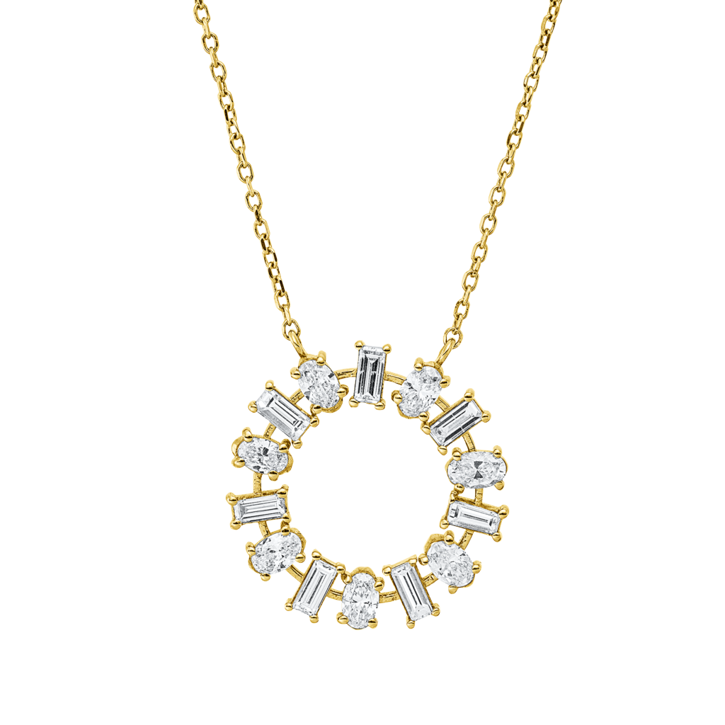 Brogle Selection Kette mit Diamantanhänger
