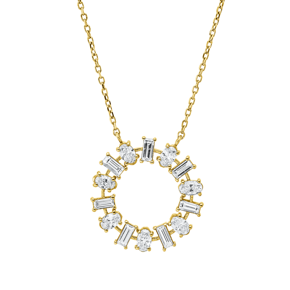 Brogle Selection Kette mit Diamantanhänger