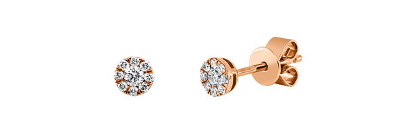 Brogle Classic diamond stud earrings
