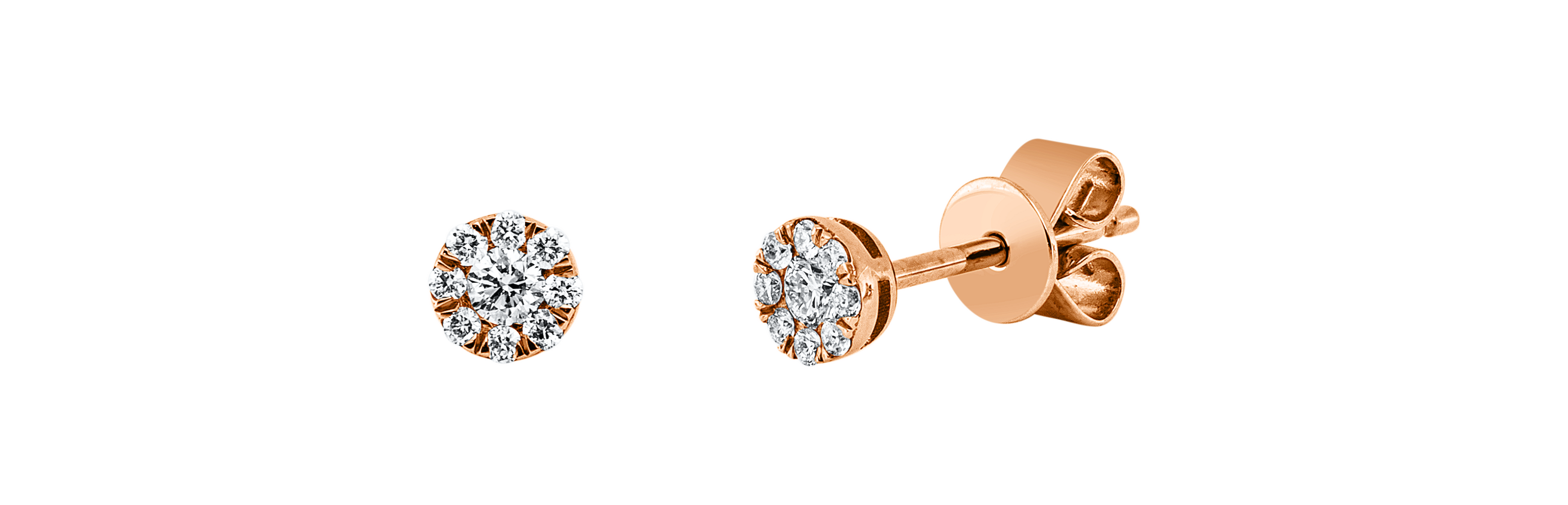 Brogle Classic diamond stud earrings Brogle Classic diamond stud earrings