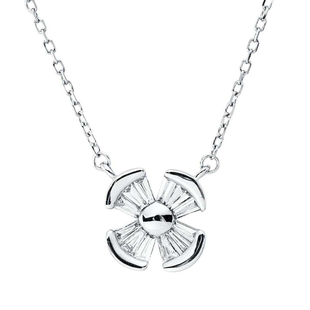 Brogle Classic necklace with diamond pendant Brogle Classic necklace with diamond pendant