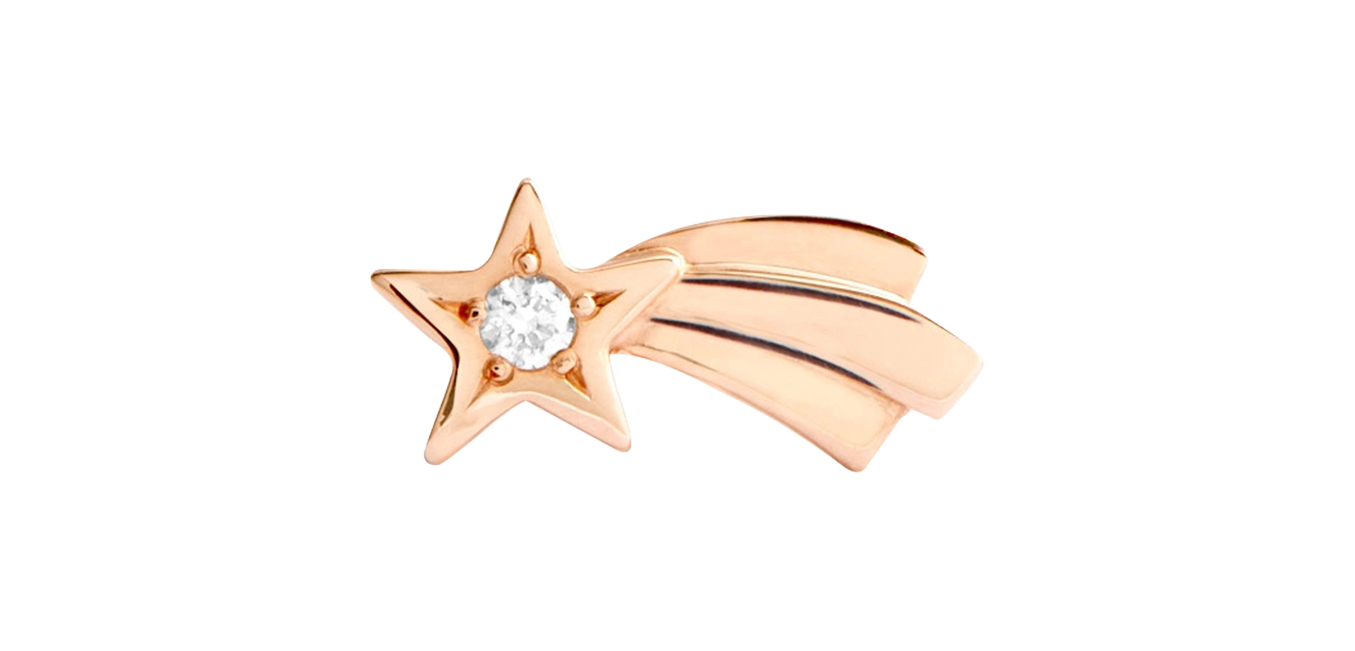 Dodo Stellina comet, left ear stud, unique piece Dodo Stellina comet, left ear stud, unique piece