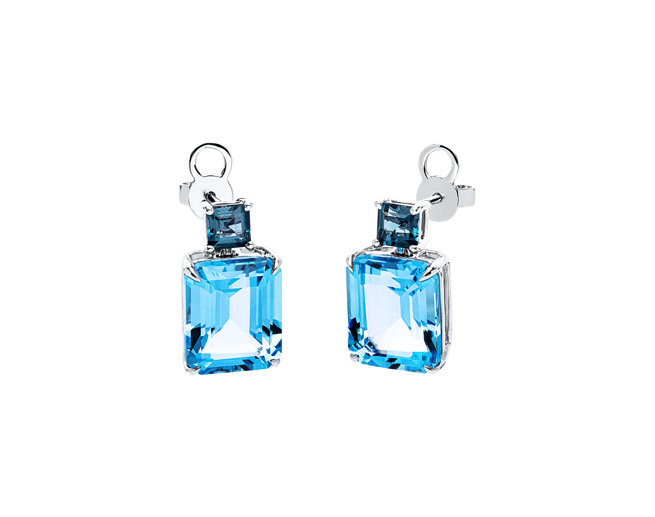 Brogle Classic topaz stud earrings Brogle Classic topaz stud earrings