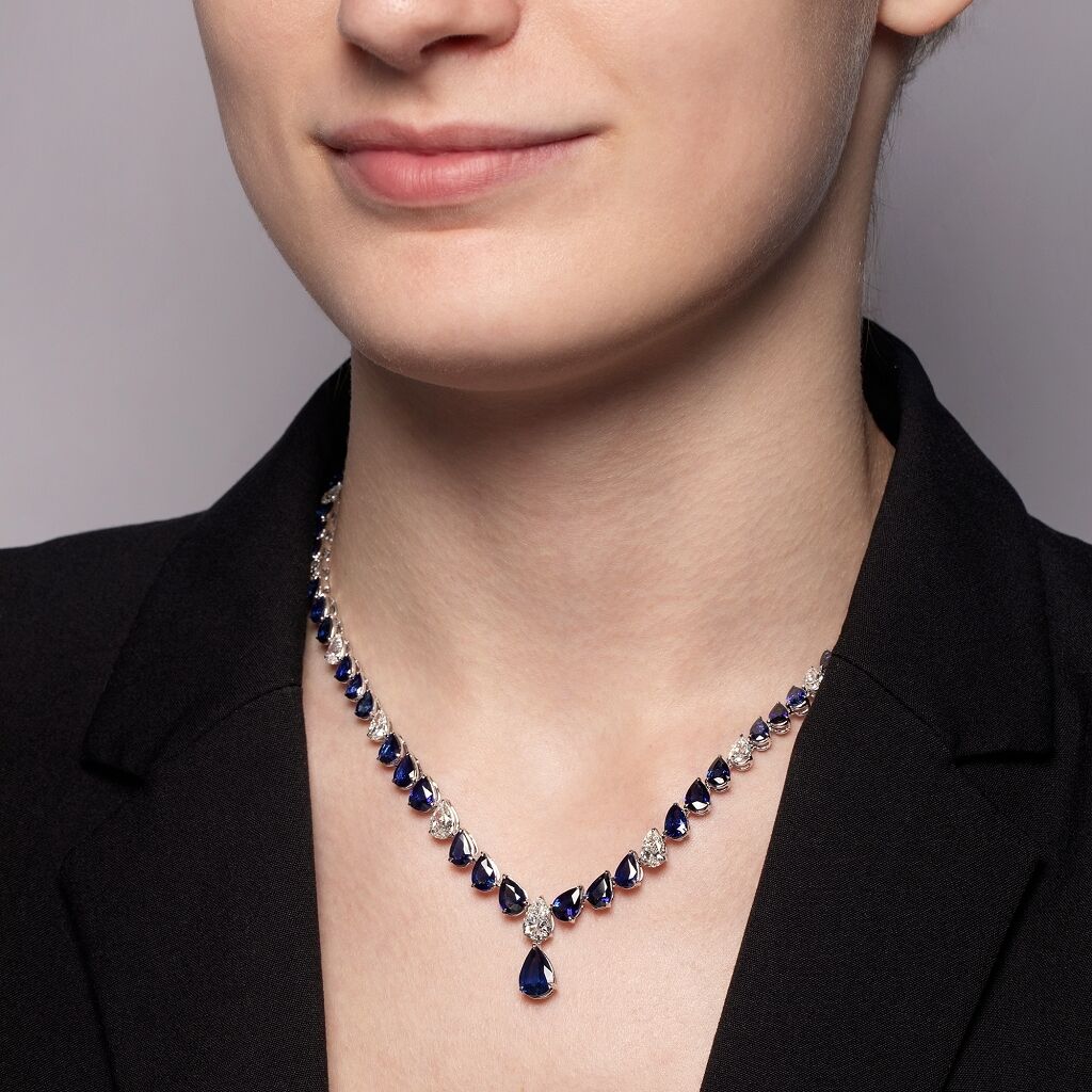 Brogle Selection sapphire necklace Brogle Selection sapphire necklace