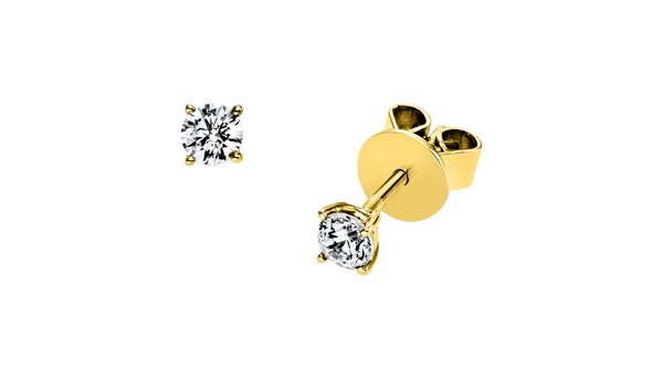 Brogle solitaire ear studs Julia up to 0.5 carat