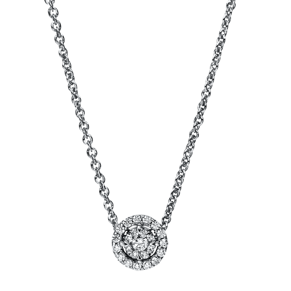 Brogle Classic necklace with diamond pendant Brogle Classic necklace with diamond pendant