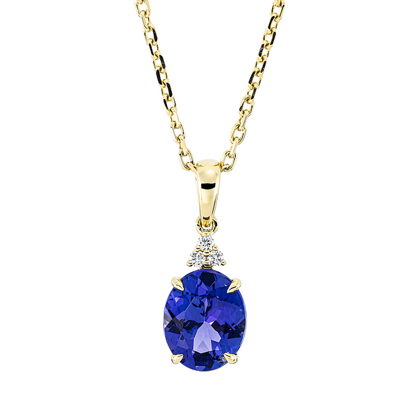 Brogle Selection necklace with tanzanite pendant