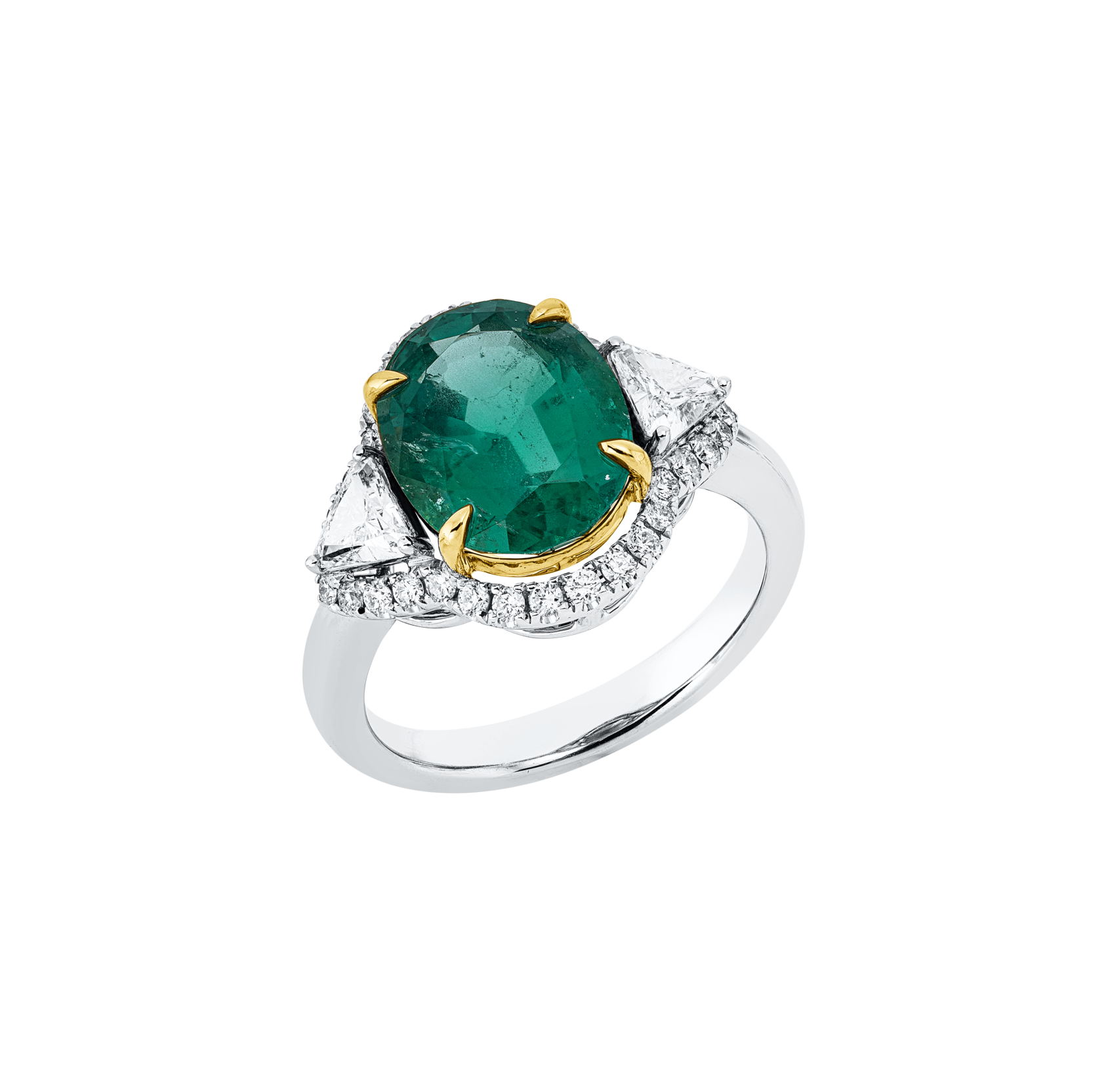 Brogle Selection Bicolor Smaragdring