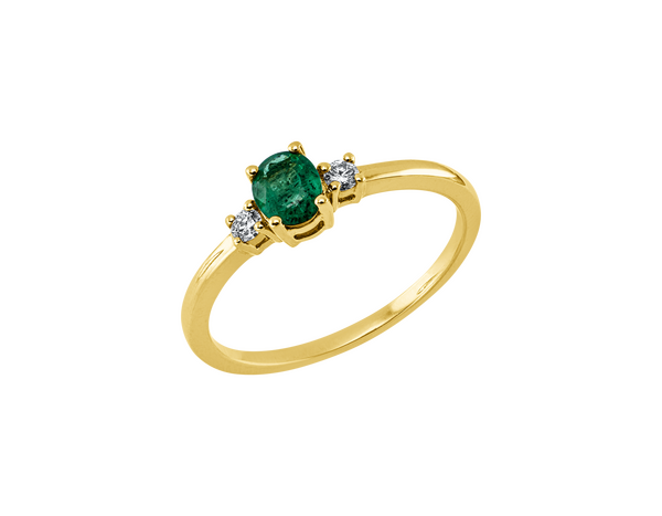 Brogle Classic emerald ring