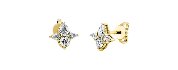 Brogle Classic diamond stud earrings