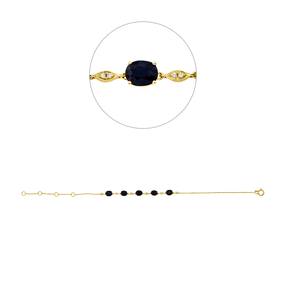 Brogle Classic sapphire bracelet