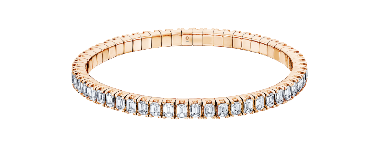 Brogle Selection flexible tennis bracelet Brogle Selection flexible tennis bracelet