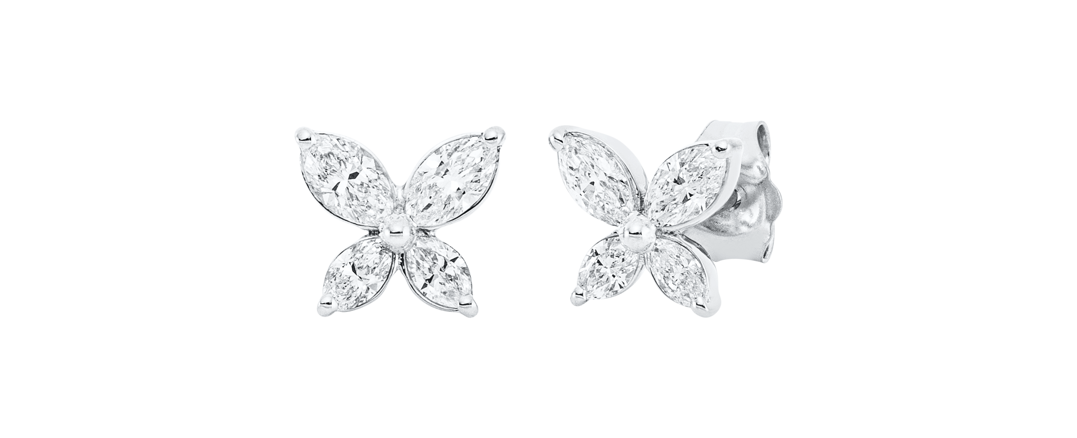 Brogle Classic diamond stud earrings