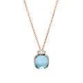 Pomellato Nudo Sky topaz necklace with pendant