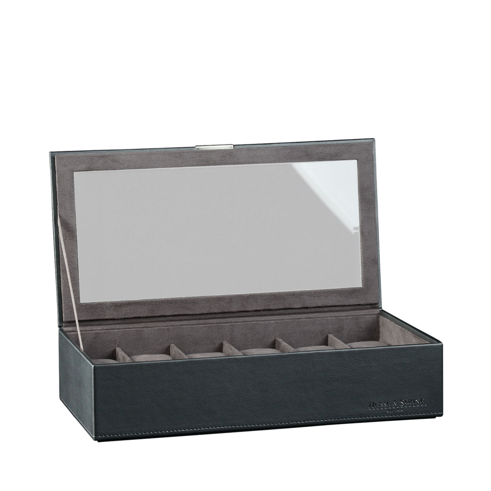 Heisse & Söhne Stackable Jewelry Box Mirage XL - Top: Watch Box for 12 Watches Heisse & Söhne Stackable Jewelry Box Mirage XL - Top: Watch Box for 12 Watches