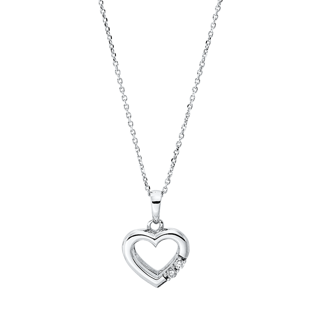 Brogle Classic Kette mit Diamantherz Brogle Classic Kette mit Diamantherz