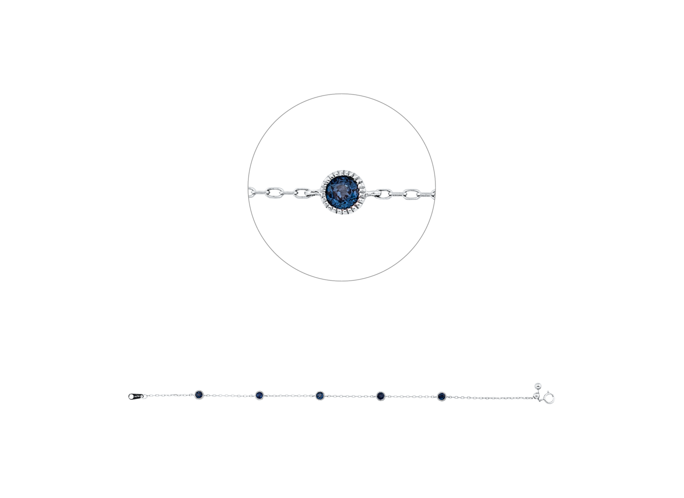 Brogle Classic sapphire bracelet Brogle Classic sapphire bracelet