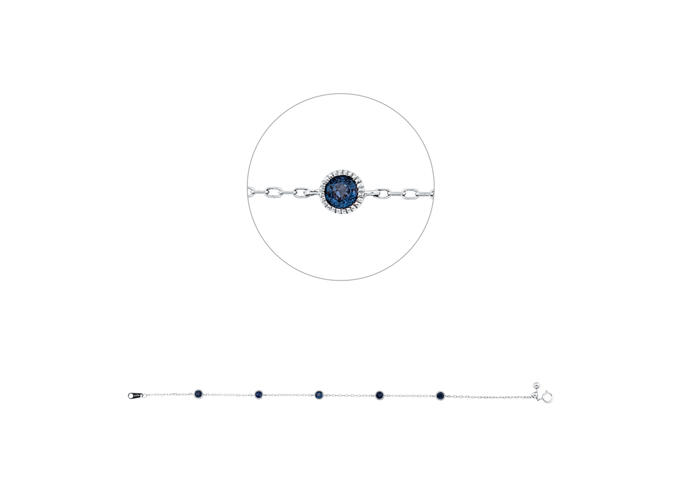 Brogle Classic sapphire bracelet