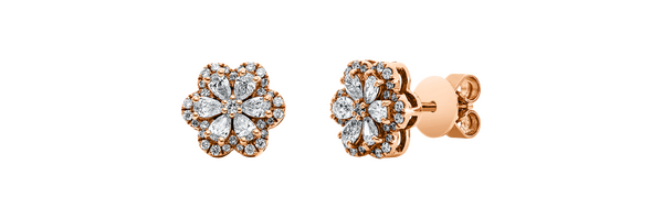 Brogle Classic diamond stud earrings