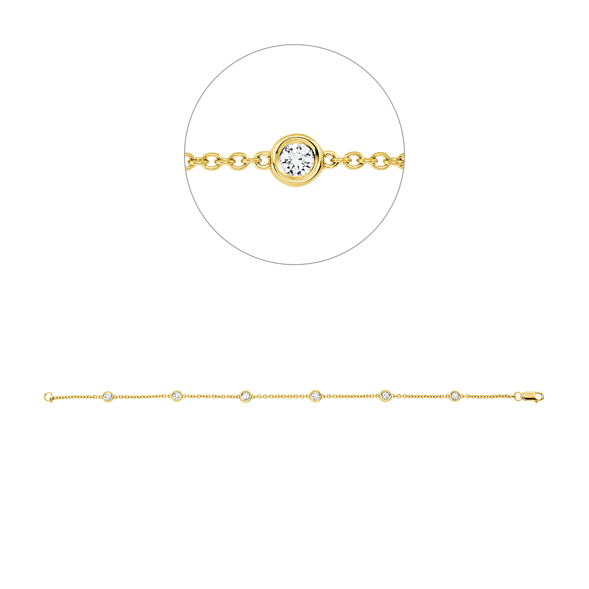 Brogle Classic Diamantarmband